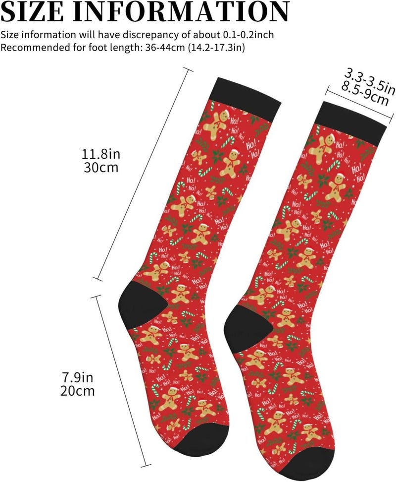 Figtihw Tie Dye Compression Socks Knee High Support Socks For Women Men Running Athletic Hiking - Image 5